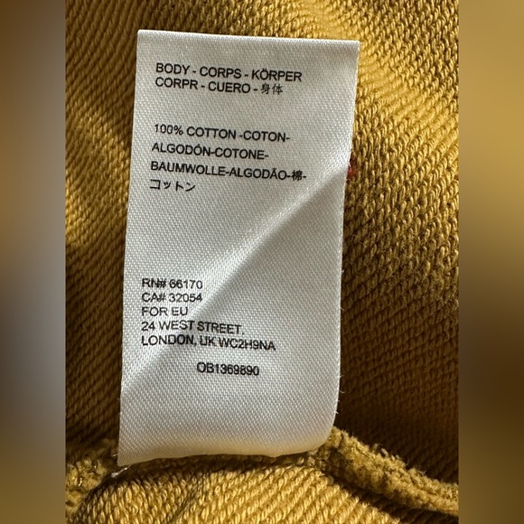 BDG Heavyweight Craft Pattern Rugby Sweatshirt Size Medium 100% cotton - Picture 3 of 10